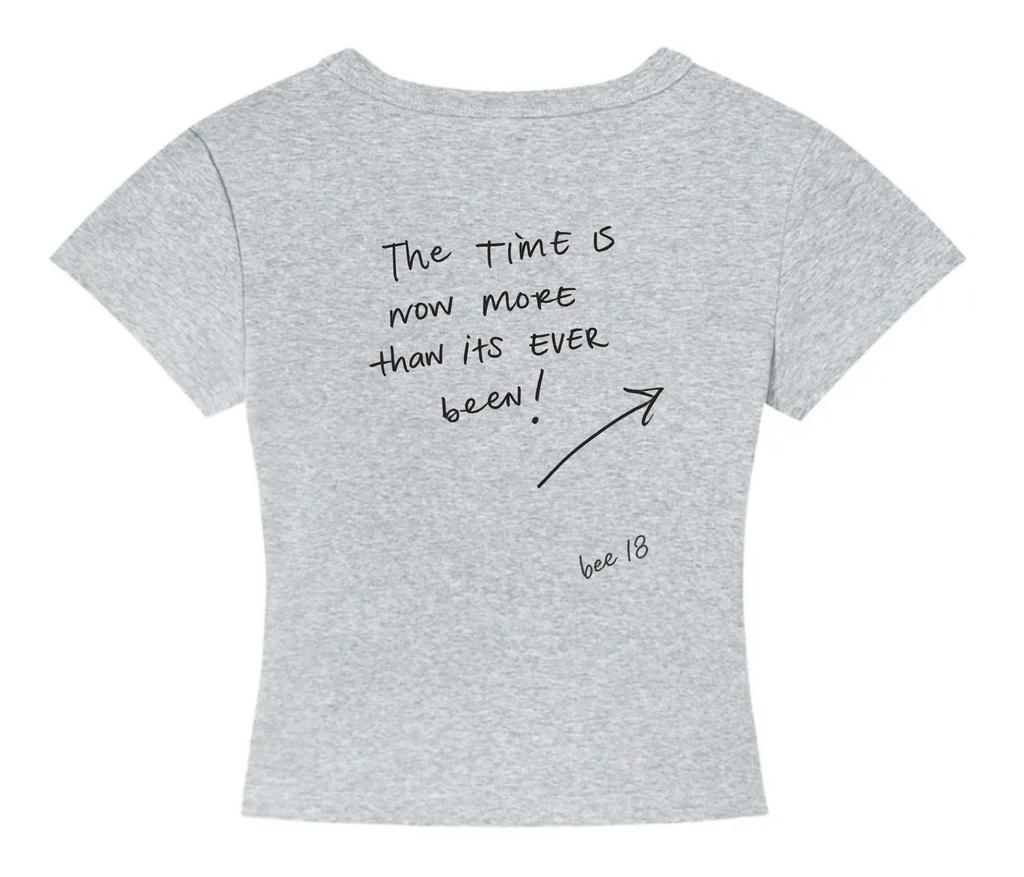 LOVE & GRATITUDE CROPPED TEE