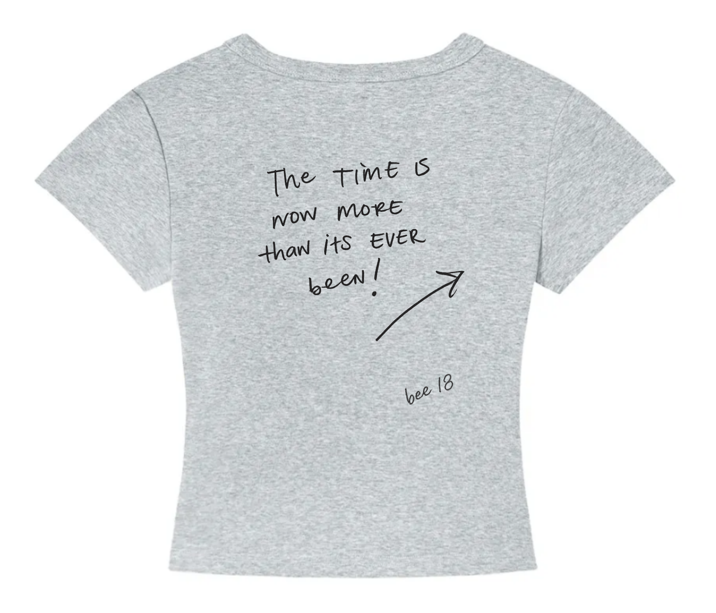 LOVE & GRATITUDE CROPPED TEE