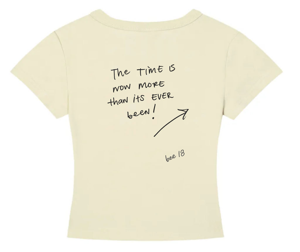 LOVE & GRATITUDE CROPPED TEE