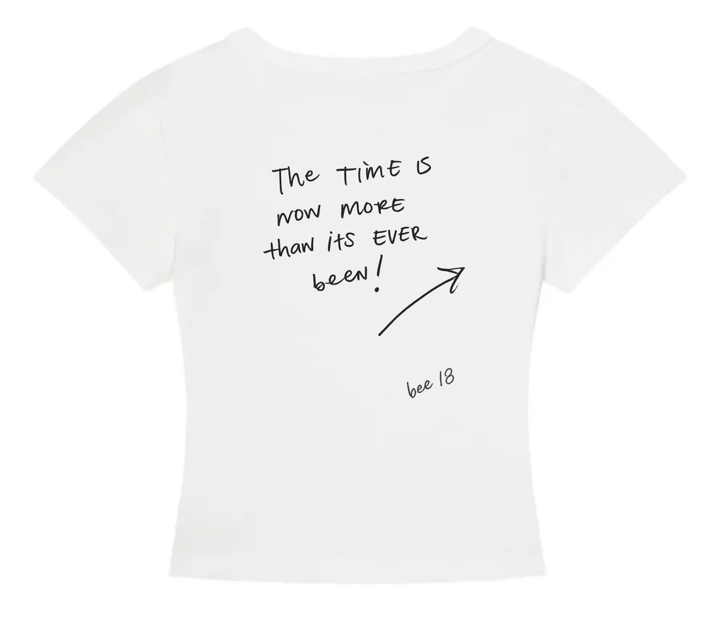 LOVE & GRATITUDE CROPPED TEE
